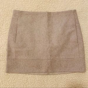 J.crew wool mini skirt